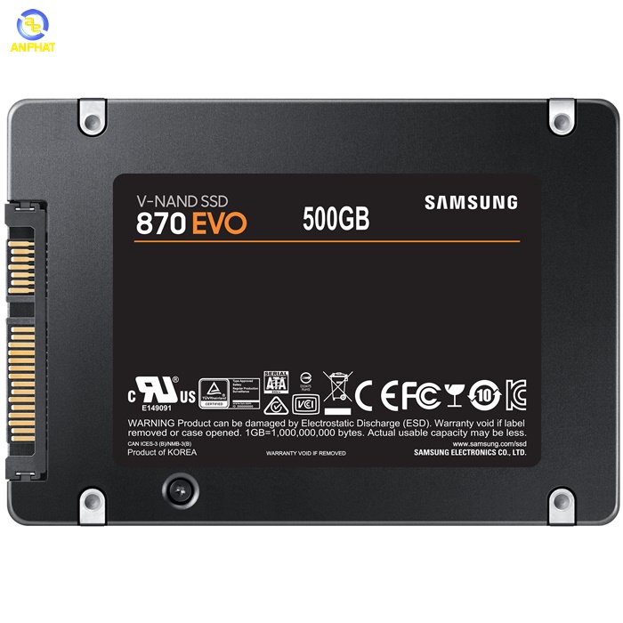 Ổ cứng SSD Samsung 870 EVO 500GB 2.5" SATA 3 (MZ-77E500BW) - Hình ảnh 4
