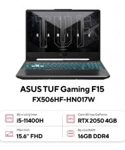 Laptop ASUS TUF Gaming F15 FX506HF-HN017W (Intel Core i5-11400H | 16GB | 512GB | RTX 2050 | 15.6 inch FHD | Win 11 | Đen)