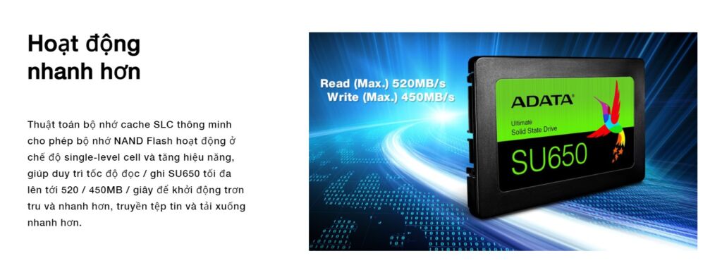 SSD Adata SU650 SATA3 2.5 inch
