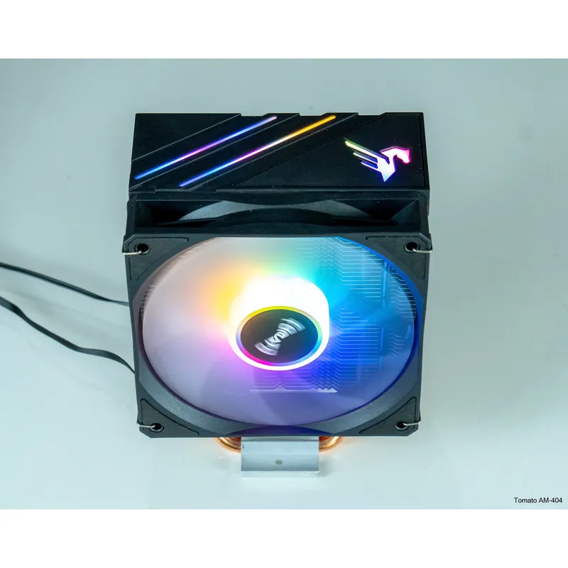 Tản nhiệt khí Tomato AM 404 LED RGB - Màu Đen