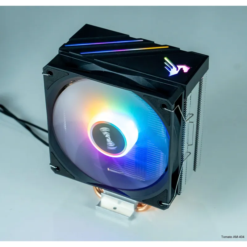 Tản nhiệt khí Tomato AM 404 LED RGB - Màu Đen - Hình ảnh 2