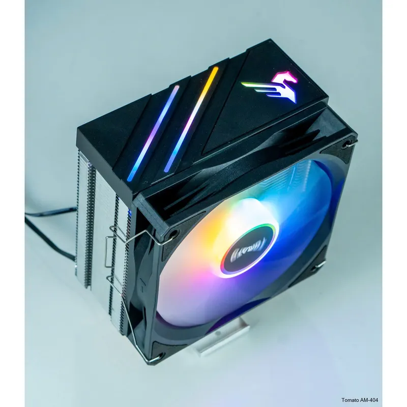 Tản nhiệt khí Tomato AM 404 LED RGB - Màu Đen - Hình ảnh 3