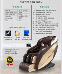 Alternative view of Ghế Massage EDRA HESTIA EMC104 PRO