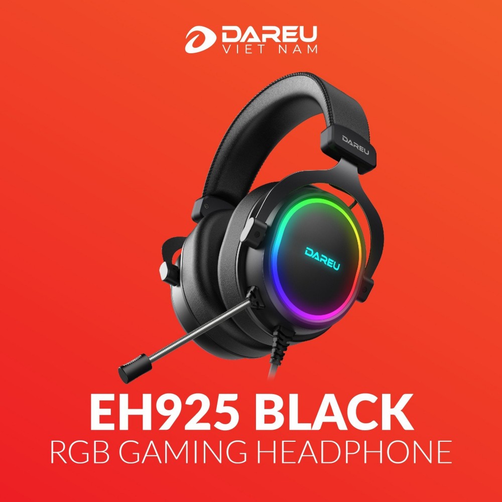 Tai nghe DAREU EH925 RGB Black