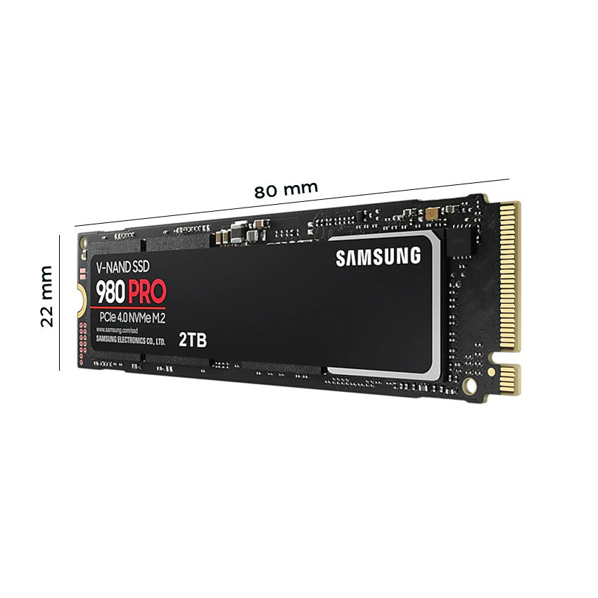 Ổ CỨNG SSD SAMSUNG 980 PRO 2TB PCIE NVME 4.0X4 (ĐỌC 7000MBS - GHI 5100MBS) - (MZ-V8P2T0BW) - Hình ảnh 6