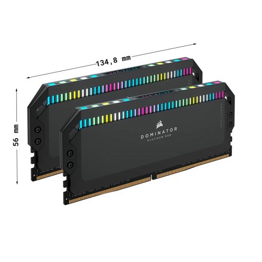 RAM DESKTOP CORSAIR DOMINATOR PLATINUM RGB BLACK (CMT32GX5M2B5200C40) 32GB (2X16GB) DDR5 5200MHZ - Hình ảnh 3