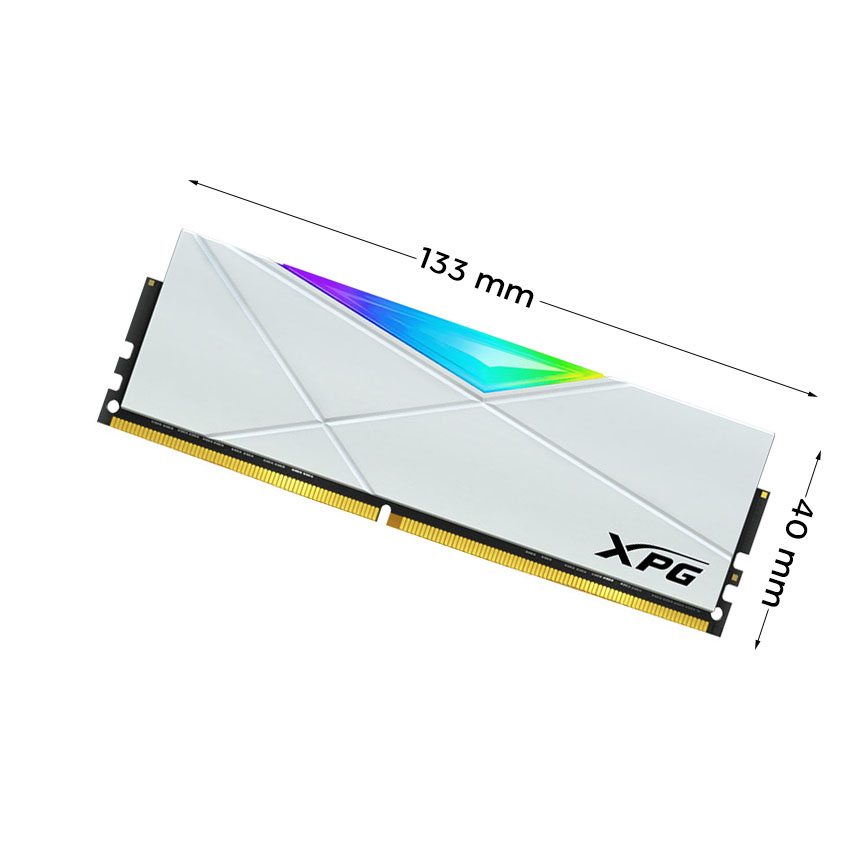 RAM DESKTOP ADATA XPG SPECTRIX D50 RGB WHITE (AX4U320016G16A-SW50) 16GB (1X16GB) DDR4 3200MHZ - Hình ảnh 4
