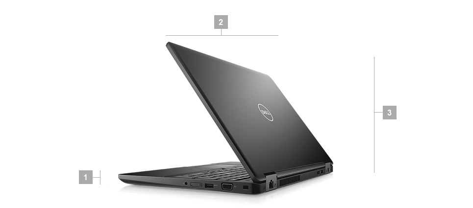 Latitude 5590 laptop - Dimensions & Weight